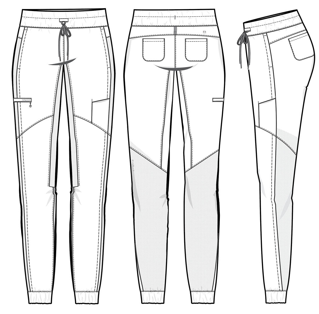 HH 360 9156 Women's Naya Jogger Scrub Pants Royal