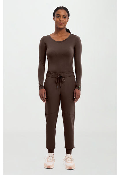 HH 360 9156 Women's Naya Jogger Scrub Pants Dark Chocolate