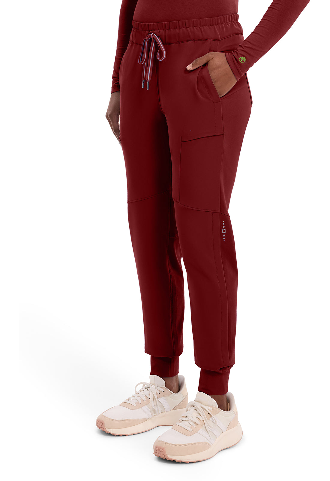 HH 360 9156 Women's Naya Jogger Scrub Pants Garnet Red