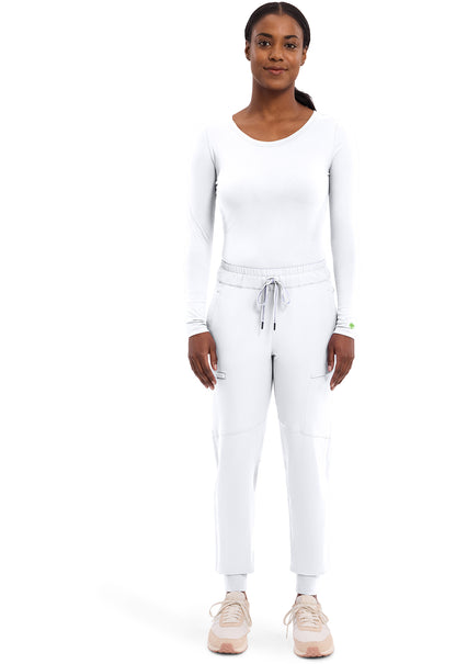 HH 360 9156 Women's Naya Jogger Scrub Pants White
