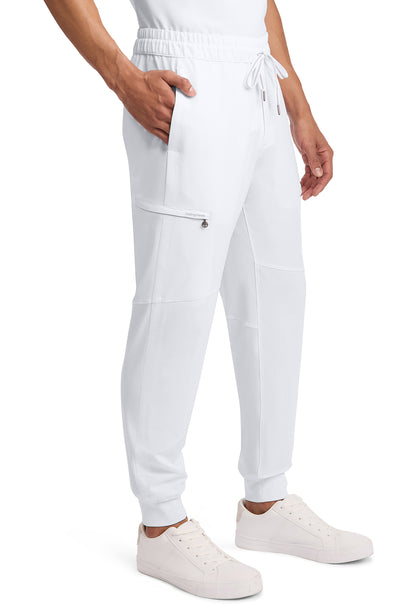 HH 360 9172 Men's Nolen Jogger Scrub Pants White