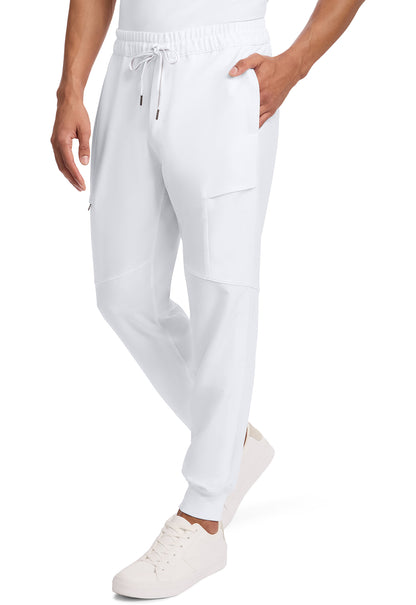 HH 360 9172 Men's Nolen Jogger Scrub Pants White