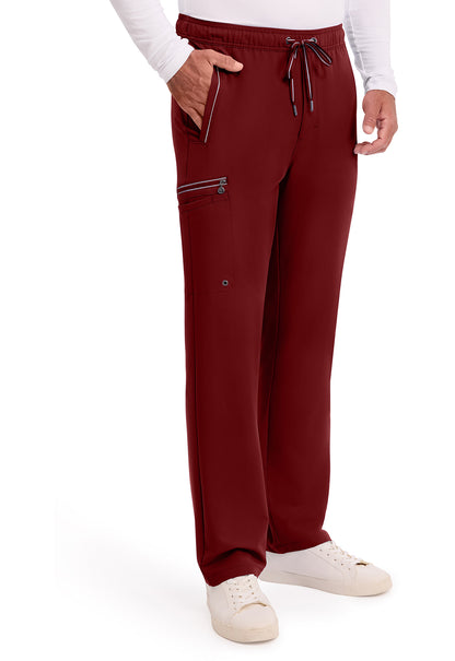 HH360 9173 Men's Noah Scrub Pants Garnet Red