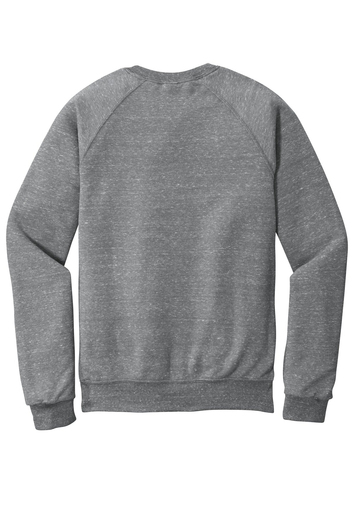 Jerzees  Snow Heather French Terry Raglan Crew 91M Charcoal