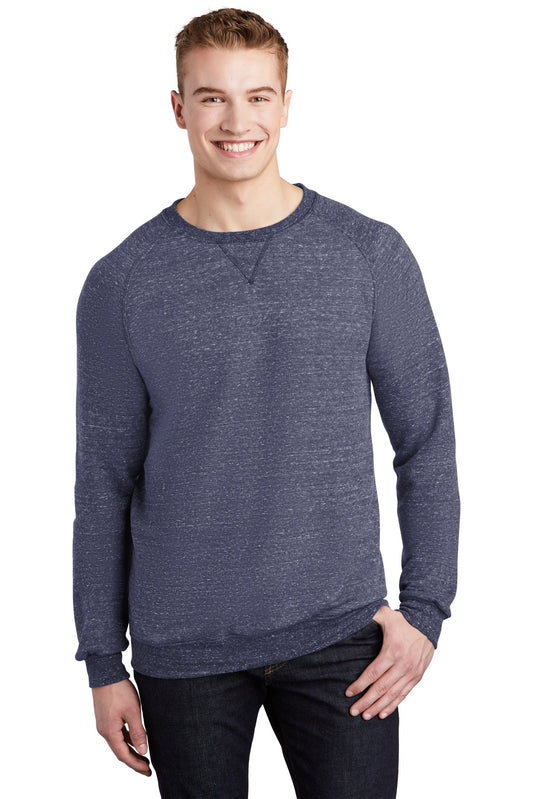 Jerzees  Snow Heather French Terry Raglan Crew 91M Navy