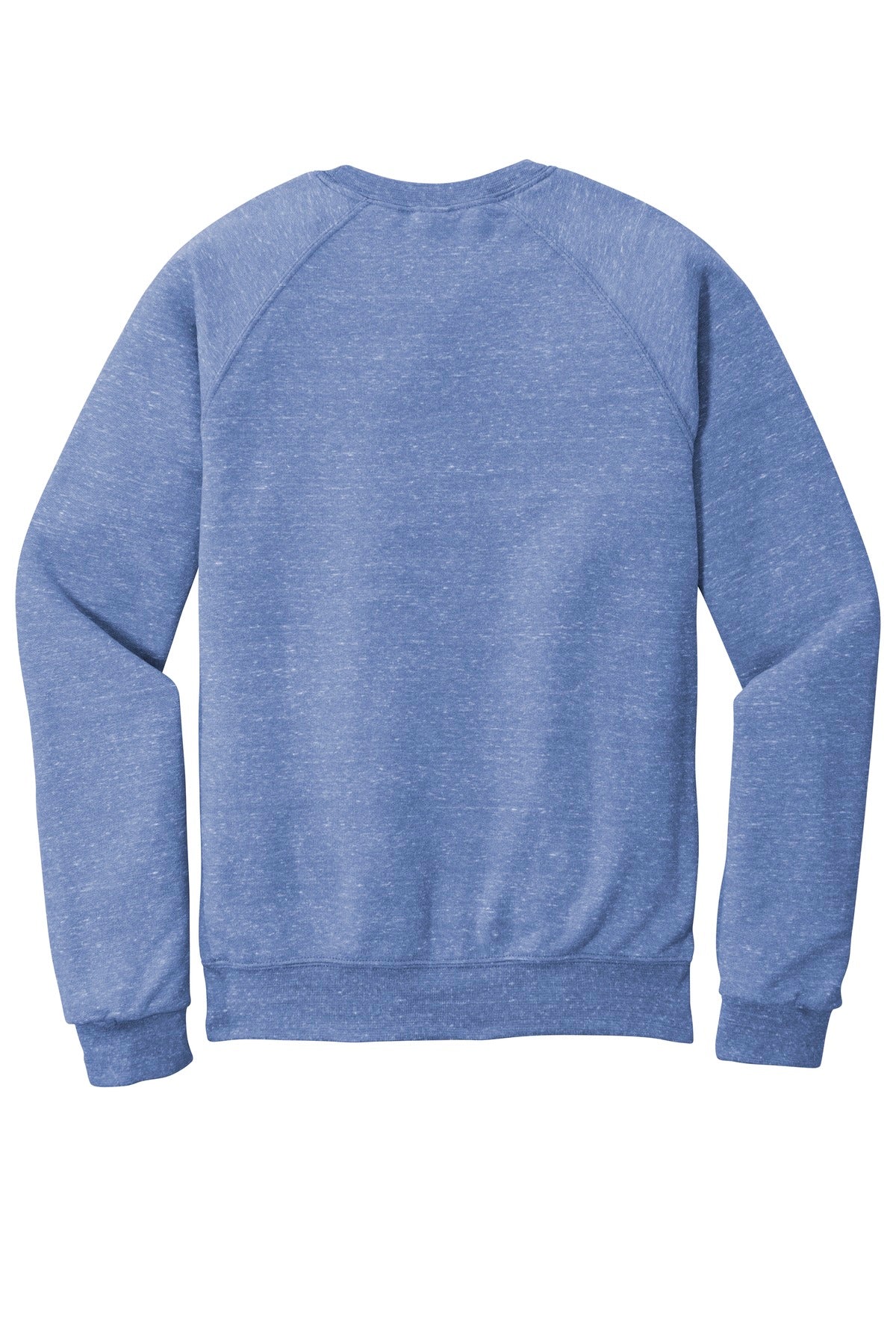 Jerzees  Snow Heather French Terry Raglan Crew 91M Royal