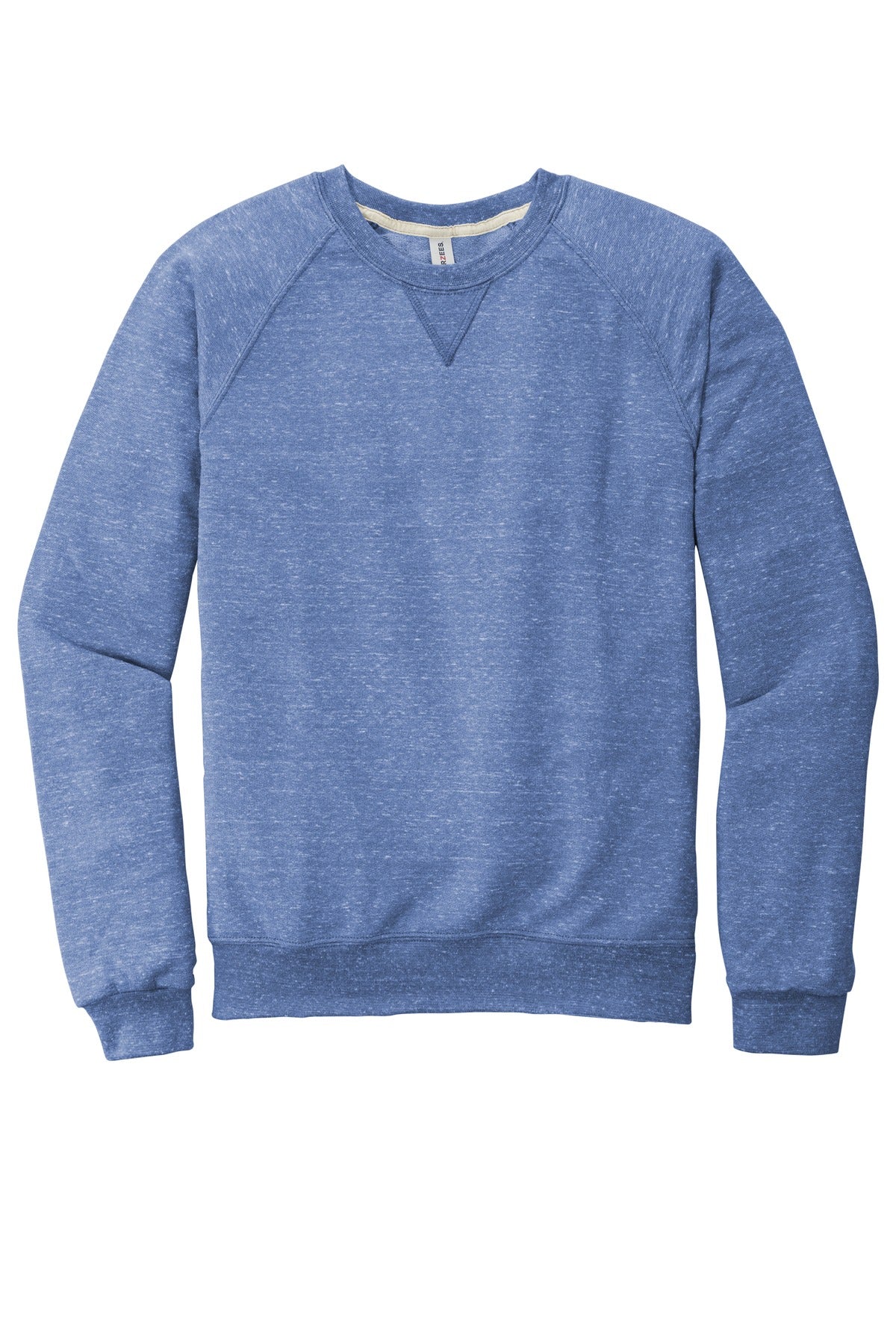 Jerzees  Snow Heather French Terry Raglan Crew 91M Royal