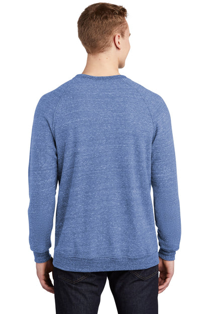 Jerzees  Snow Heather French Terry Raglan Crew 91M Royal