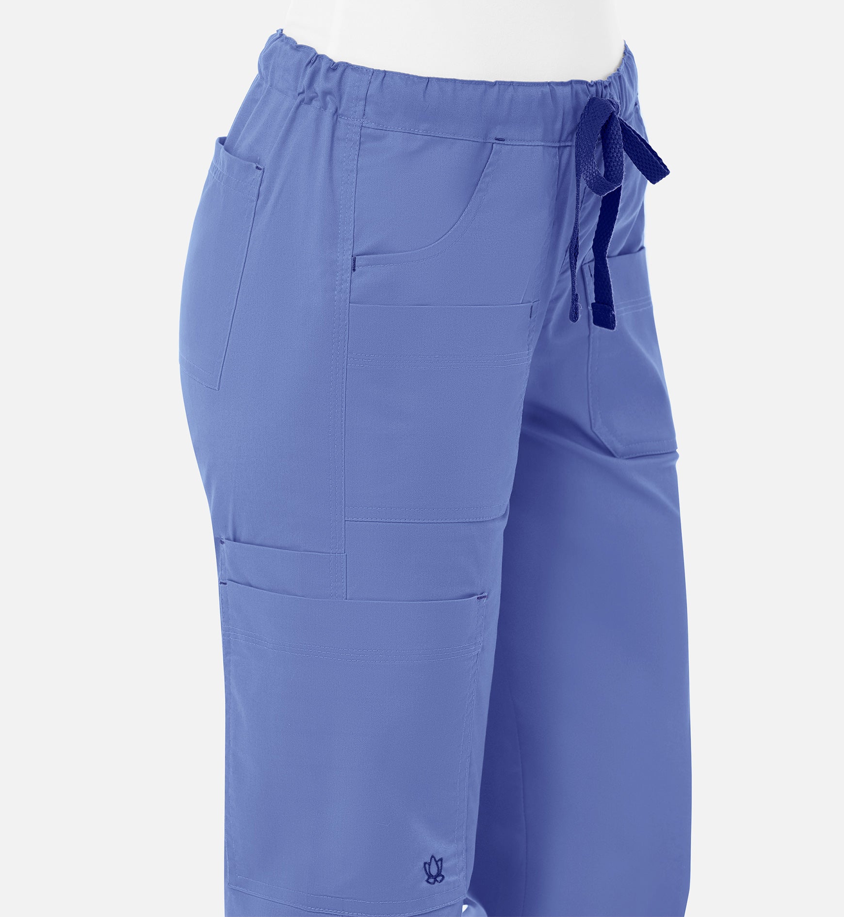 Blossom 9202 Utility Cargo Pants Ceil Blue