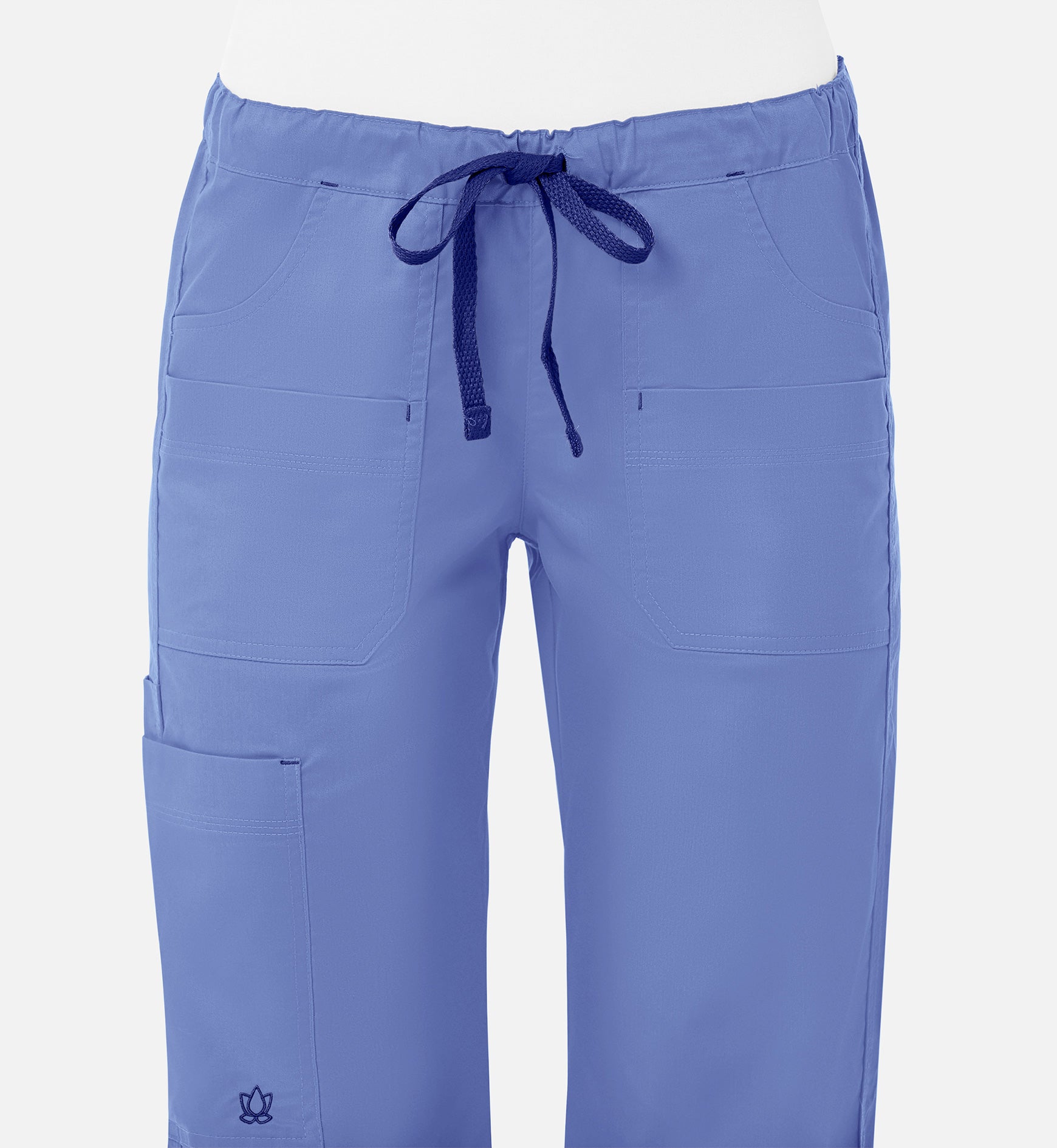 Blossom 9202 Utility Cargo Pants Ceil Blue