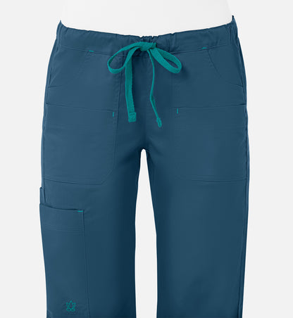 Blossom 9202 Utility Cargo Pants Caribbean Blue