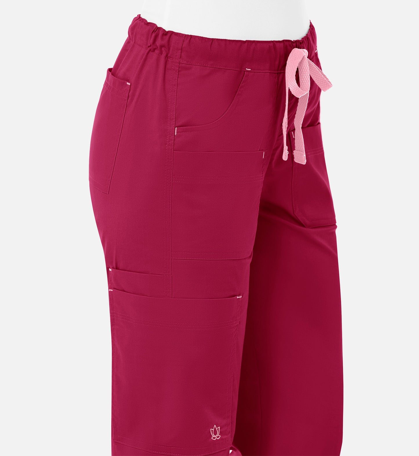 Blossom 9202 Utility Cargo Pants Crimson