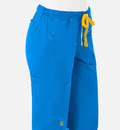 Blossom 9202 Utility Cargo Pants Pacific Blue
