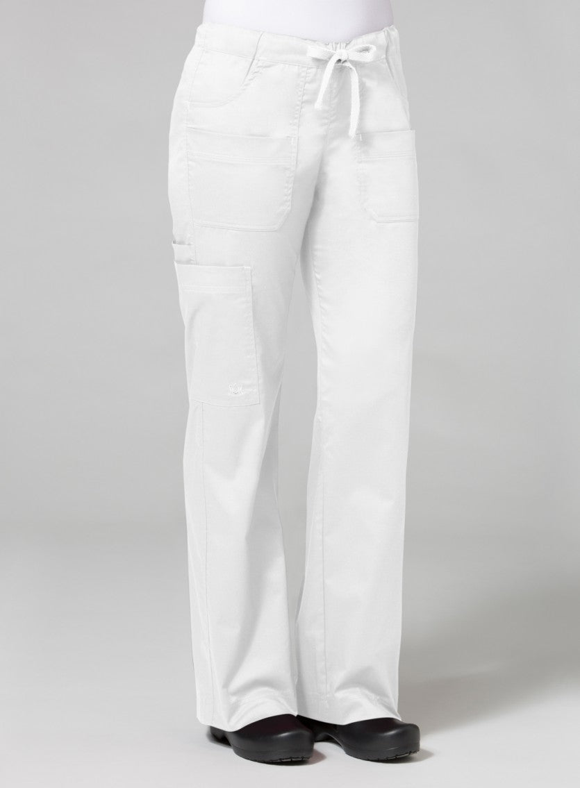 Blossom 9202 Utility Cargo Pant White