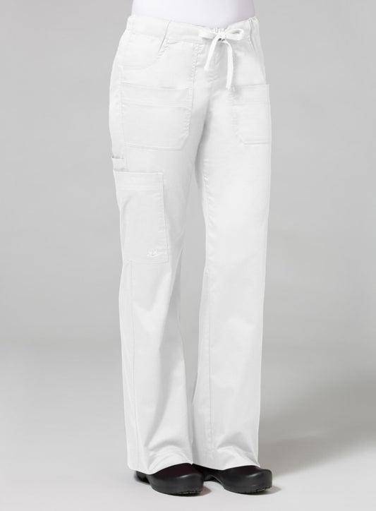 Blossom 9202 Utility Cargo Pant White