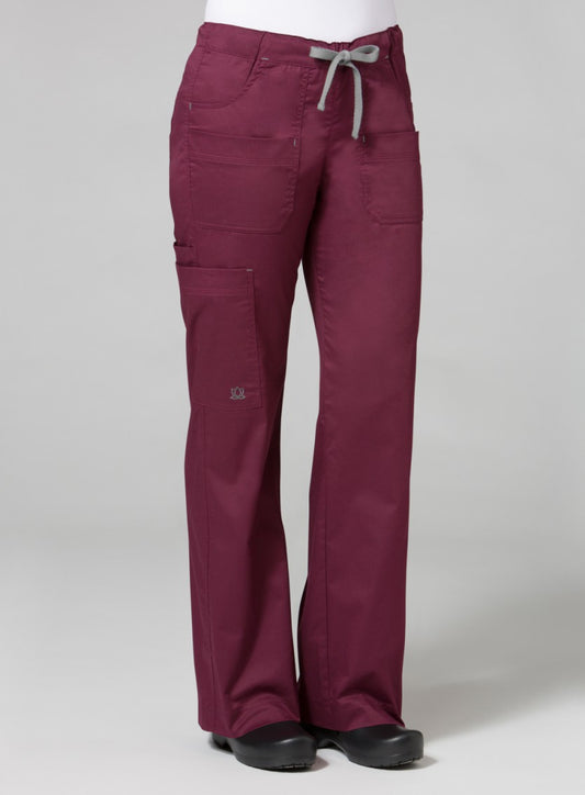 Blossom 9202 Utility Cargo Pant Wine