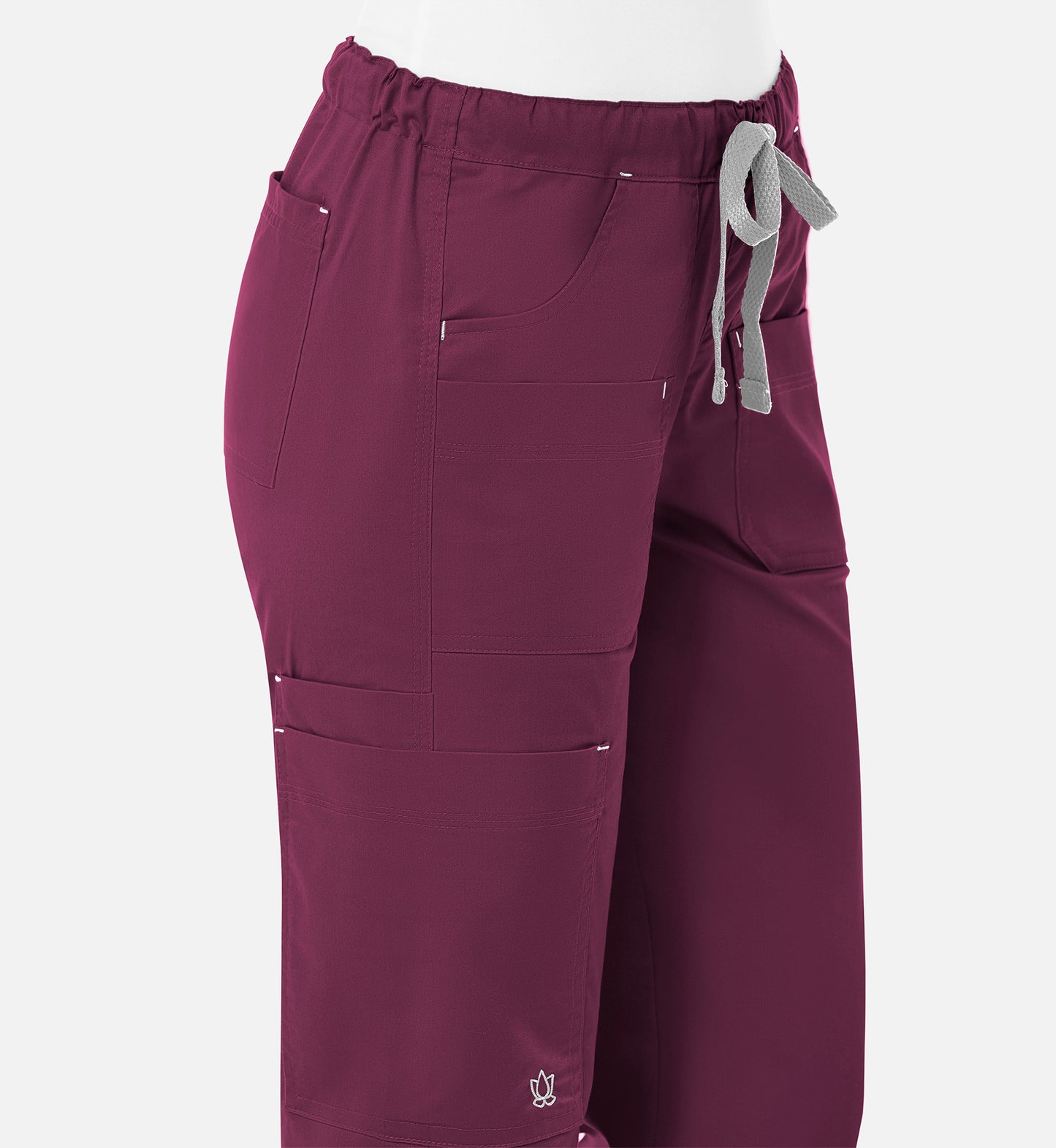 Blossom 9202 Utility Cargo Pants Wine