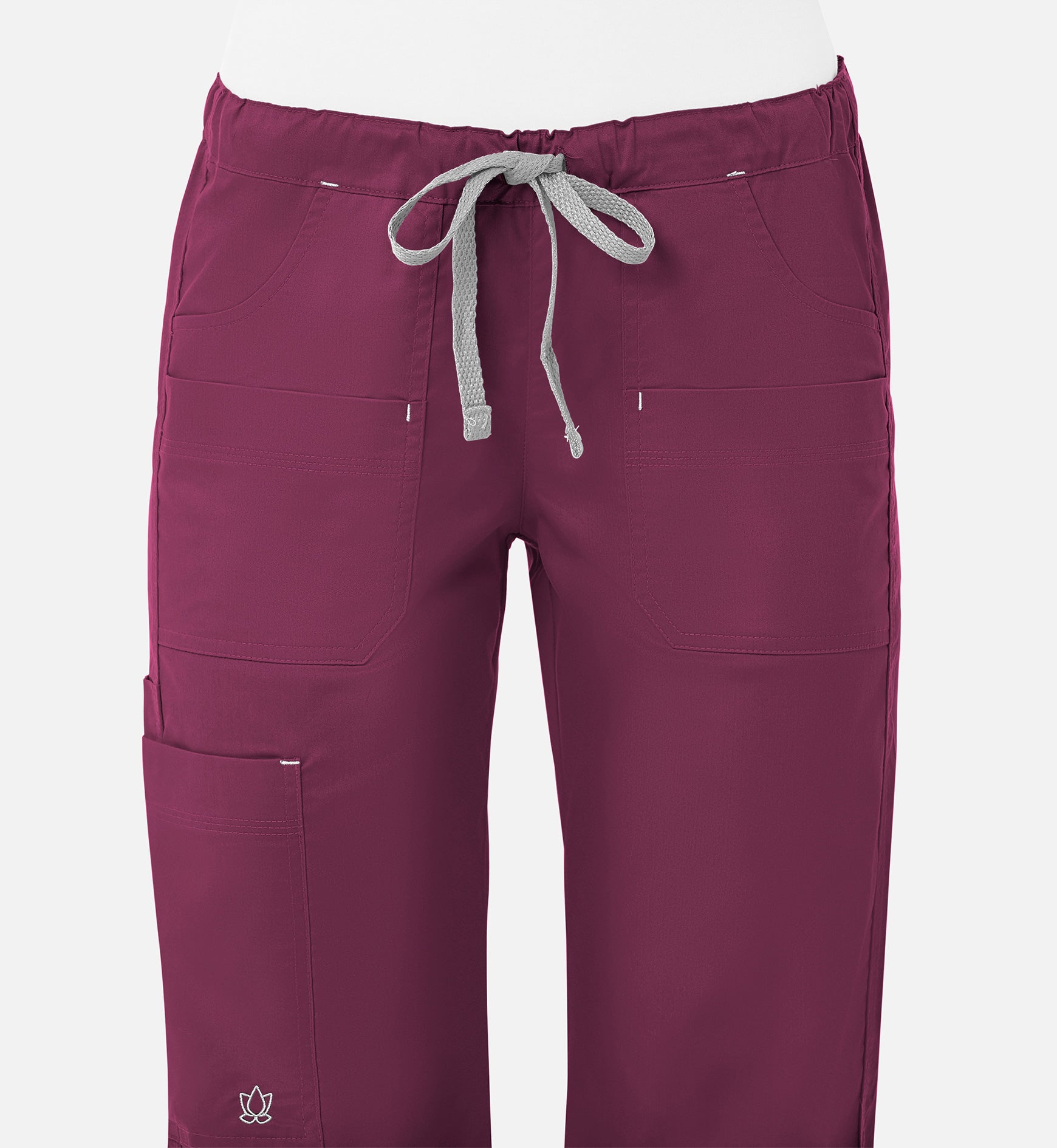 Blossom 9202 Utility Cargo Pants Wine