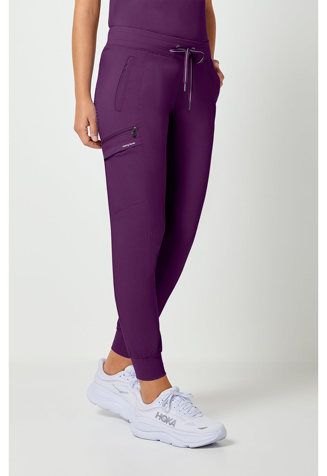 Purple Label 9244 Women's Toby Jogger Scrub Pants Eggplant