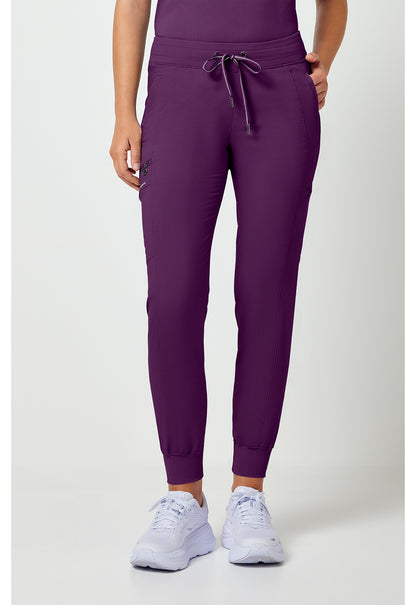Purple Label 9244 Women's Toby Jogger Scrub Pants Eggplant