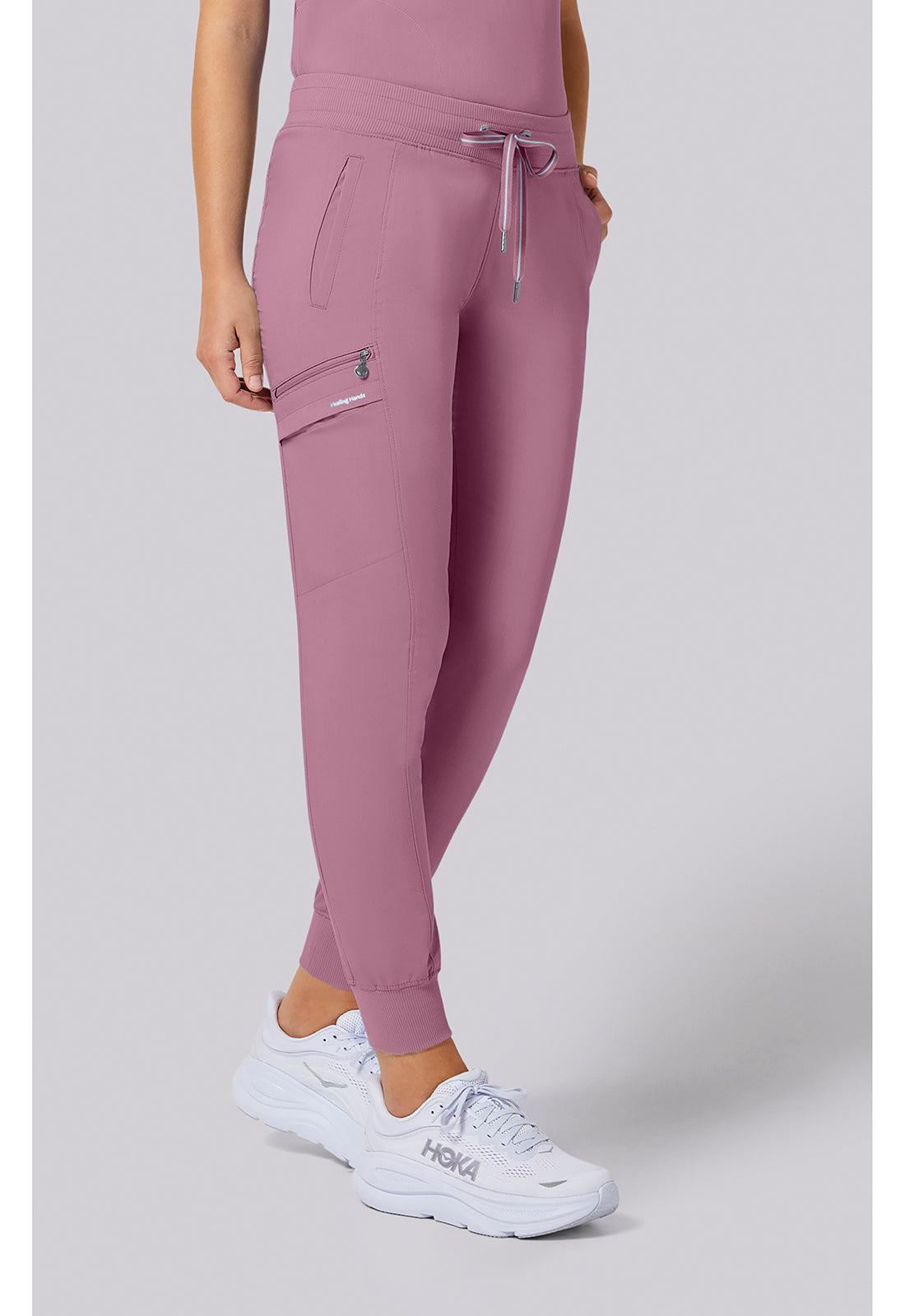 Purple Label 9244 Women's Toby Jogger Scrub Pants Powder Puff Pink