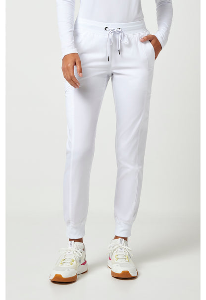Purple Label 9244 Women's Toby Jogger Scrub Pants White