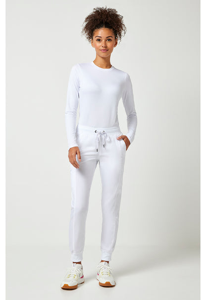 Purple Label 9244 Women's Toby Jogger Scrub Pants White