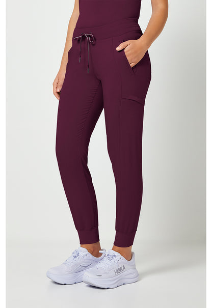 Purple Label 9244 Women's Toby Jogger Scrub Pants Wine