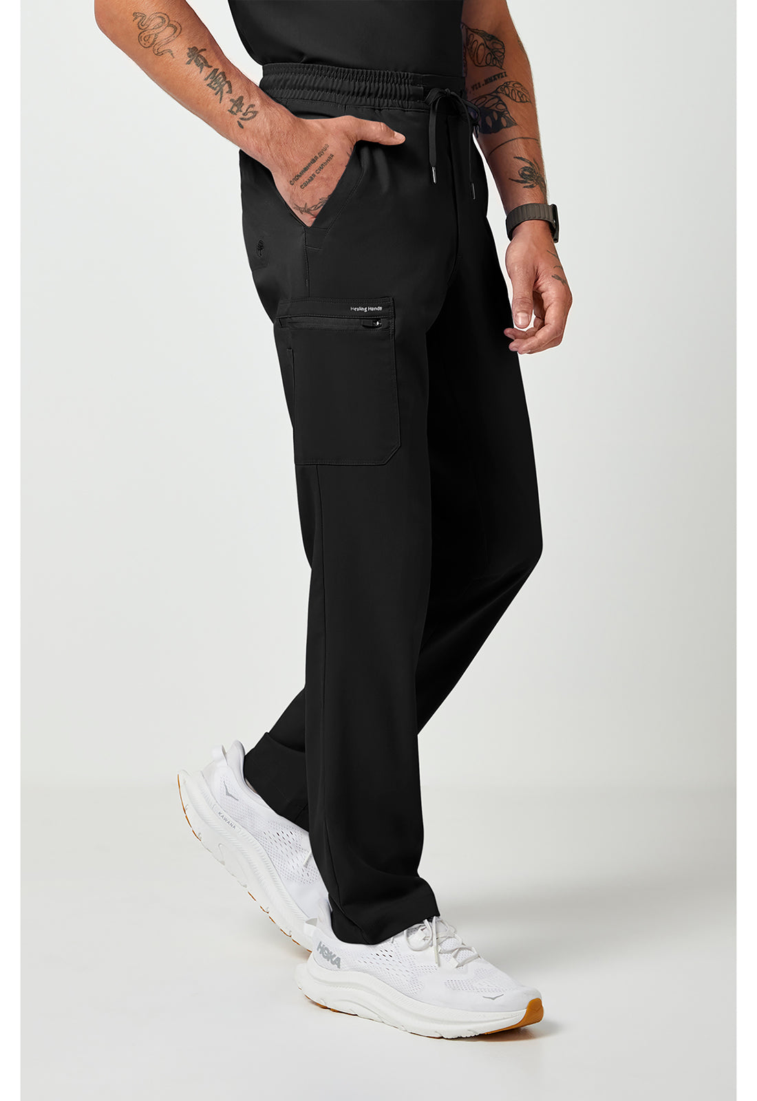 Purple Label 9300 Men's Daniel Utility Scrub Pants Black
