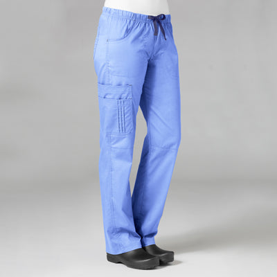 Blossom 9302 Pintuck Cargo Pant Ceil Blue