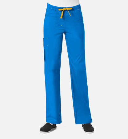Blossom 9302 Pintuck Cargo Pants Pacific Blue