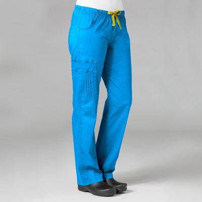 Blossom 9302 Pintuck Cargo Pant Pacific Blue