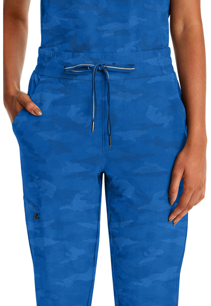 Purple Label 9350 Women's Tate Scrub Joggers Camo Scrub Pants Royal