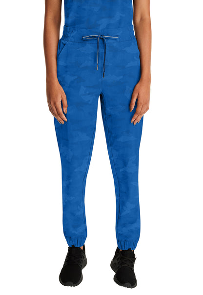 Purple Label 9350 Women's Tate Scrub Joggers Camo Scrub Pants Royal