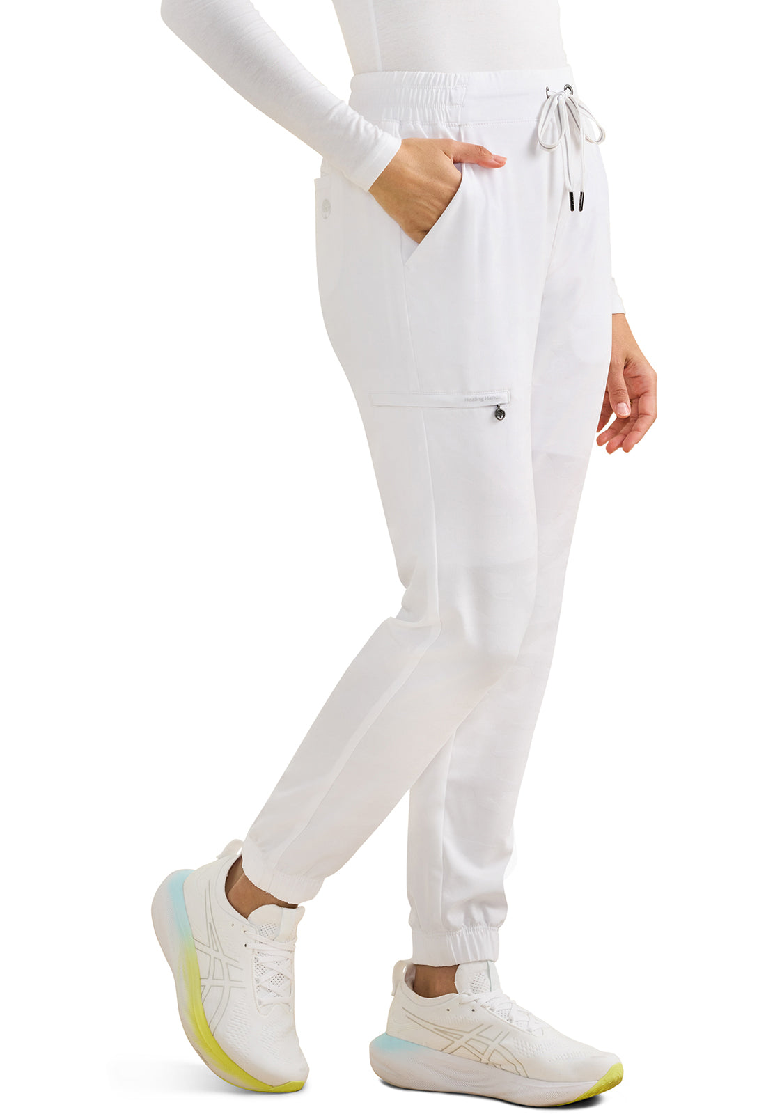 Purple Label 9350 Women's Tate Scrub Joggers Camo Scrub Pants image 5