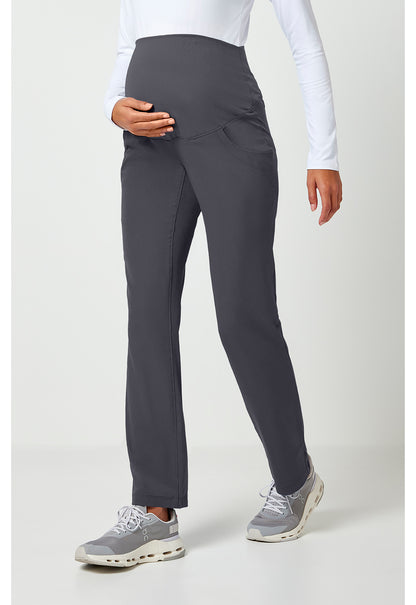 HH Works 9510 Women's Rose Maternity Scrub Pants Pewter