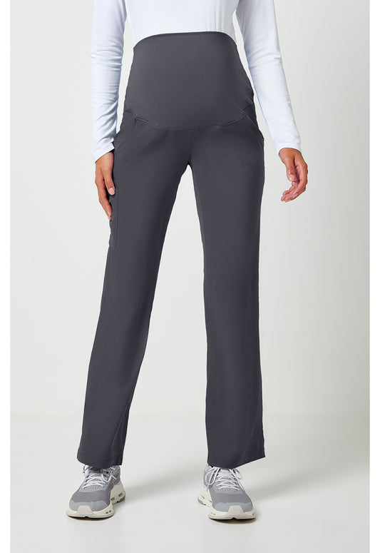 HH Works 9510 Women's Rose Maternity Scrub Pants Pewter