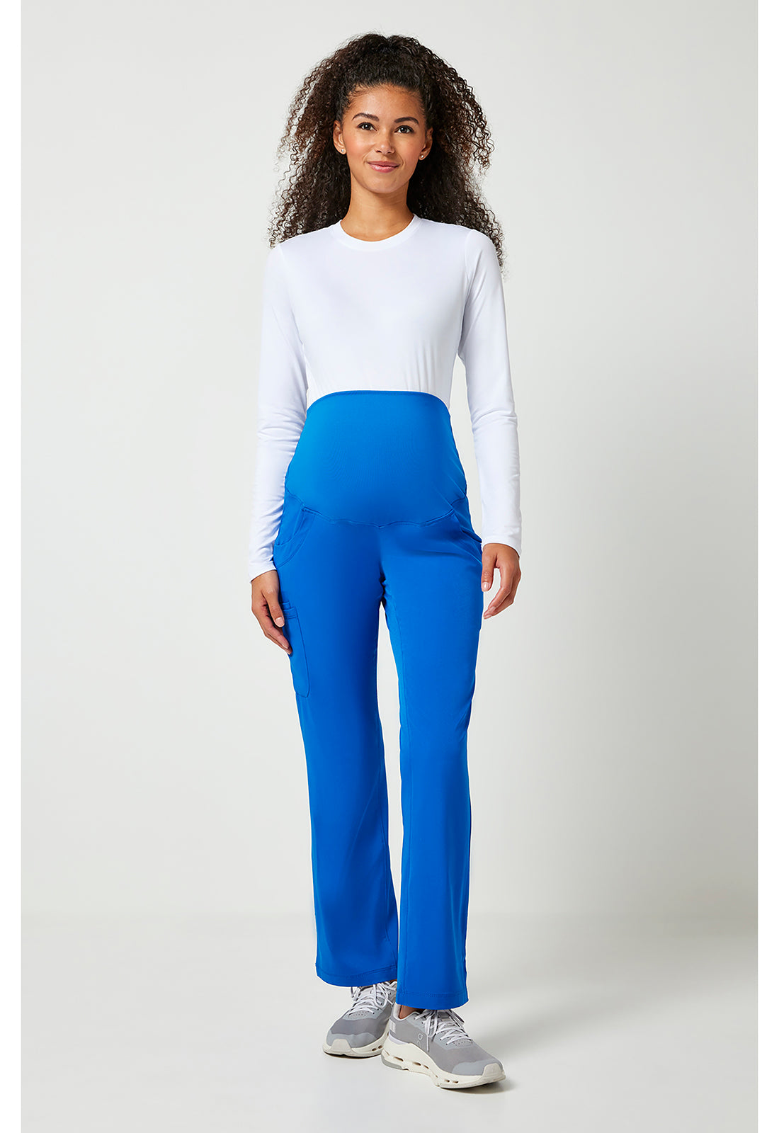 HH Works 9510 Women's Rose Maternity Scrub Pants Royal