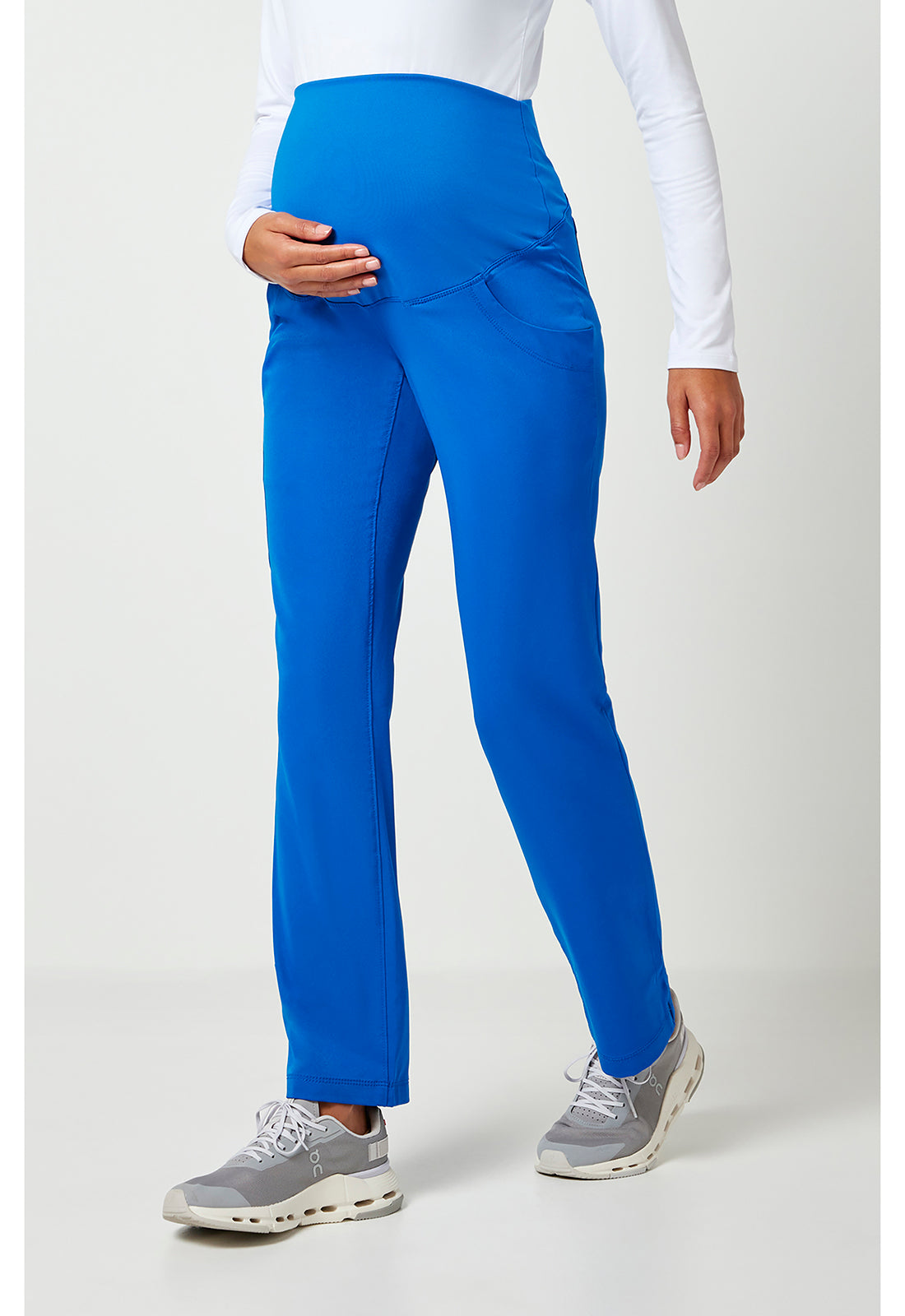 HH Works 9510 Women's Rose Maternity Scrub Pants image 3