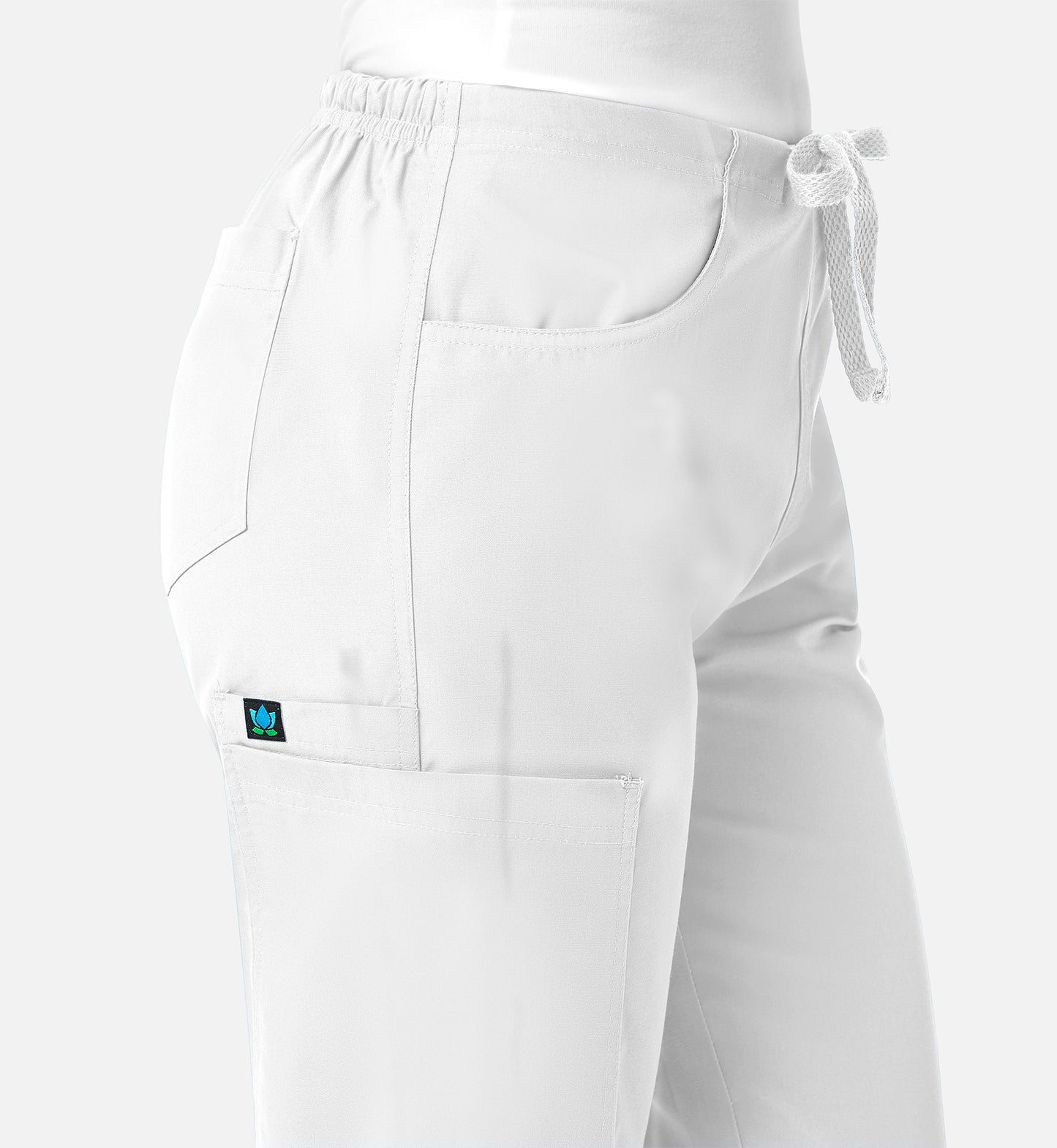 Core 9626 Women’s Utility Cargo Pant White