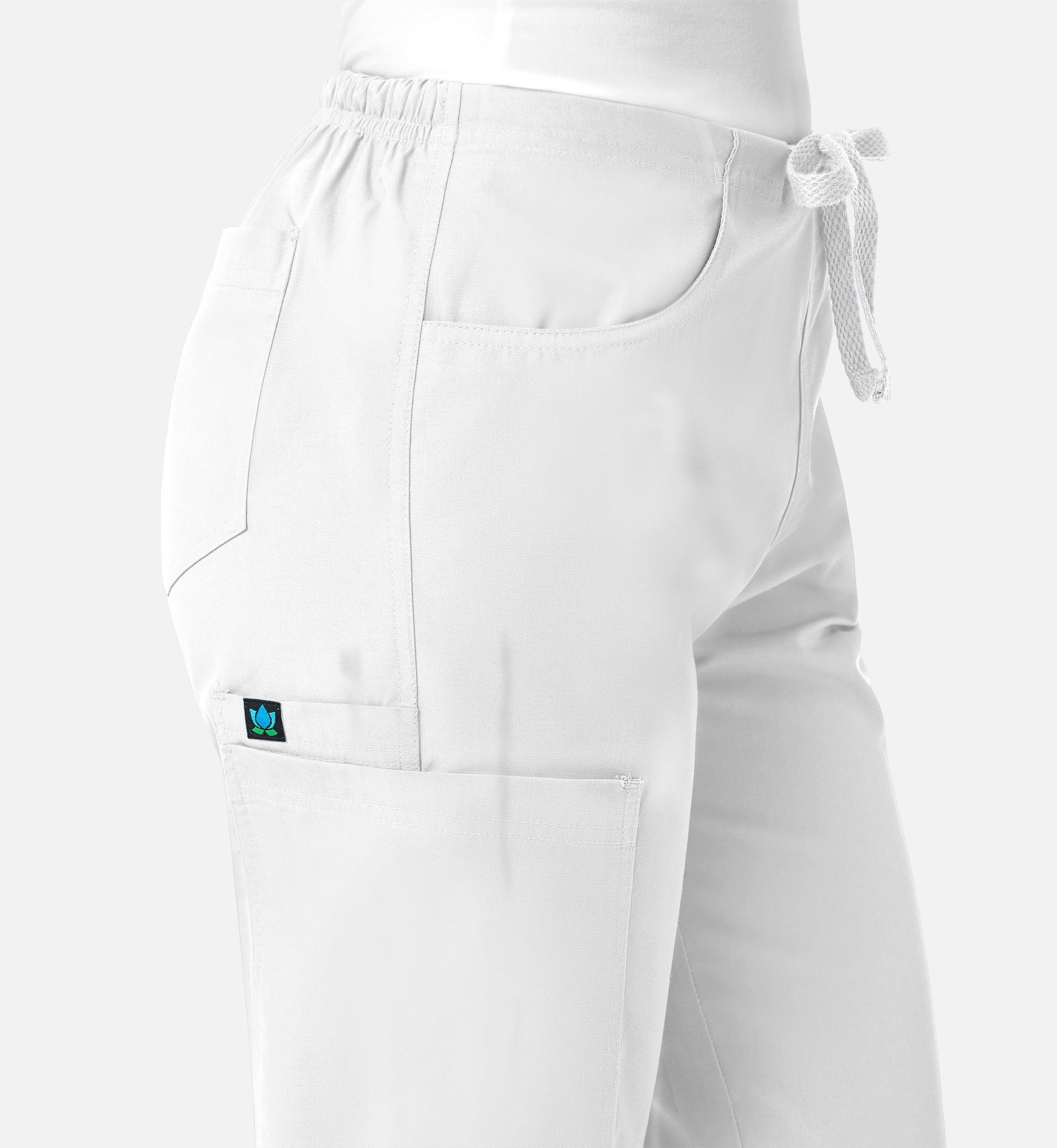 Core 9626 Women’s Utility Cargo Pant White