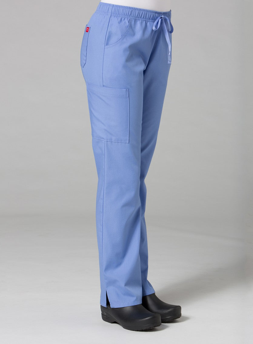 RedPanda 9726 Women’s Full Elastic Cargo Pant Ceil Blue