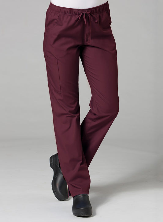 RedPanda 9726 Women’s Full Elastic Cargo Pant Wine