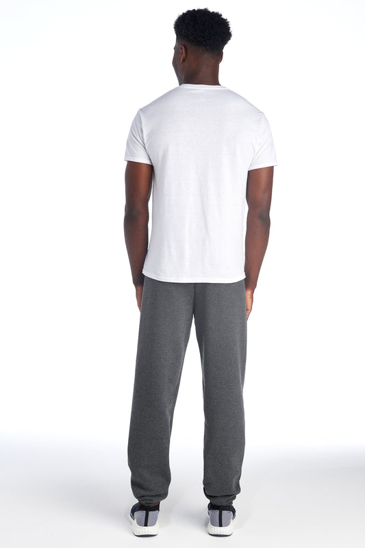 Jerzees NuBlend Sweatpant.  973M Black Heather