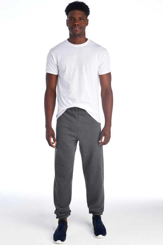 Jerzees NuBlend Sweatpant.  973M Black Heather