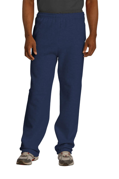 Jerzees NuBlend Open Bottom Pant with Pockets. 974MP Navy