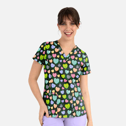 Prints 9800 Women's V-Neck Print Top My Boo