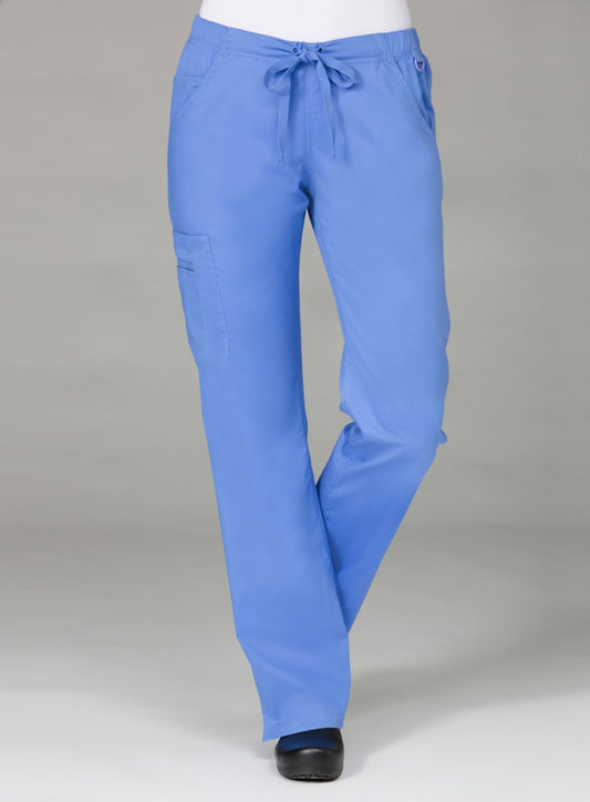 Blossom 9802 Straight Leg Cargo Pant Ceil Blue