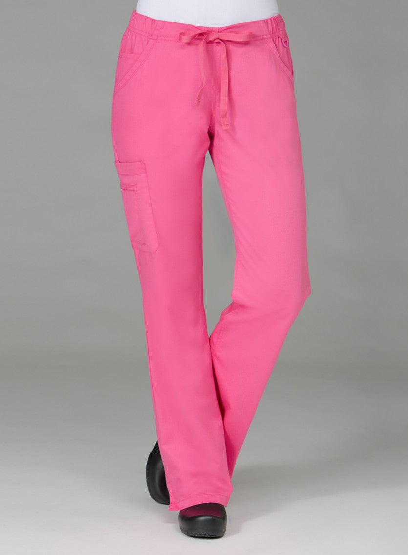 Blossom 9802 Straight Leg Cargo Pant Candy Pink