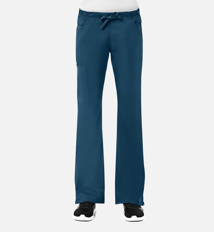 Blossom 9802 Straight Leg Cargo Pants Caribbean Blue